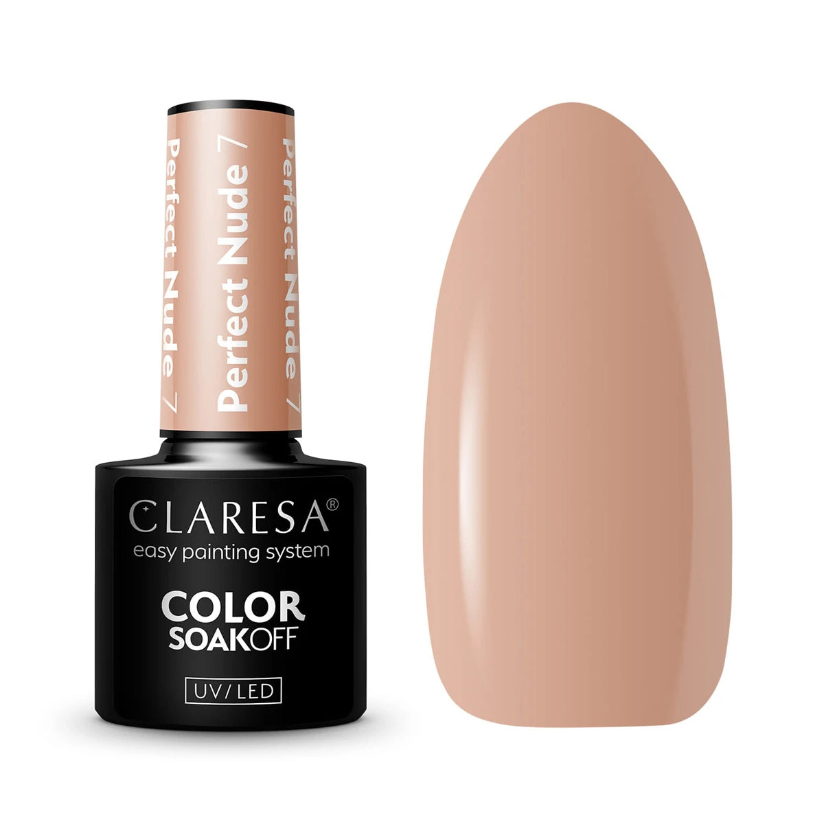 Claresa hibridinis nagų lakas PERFECT NUDE 7, 5g
