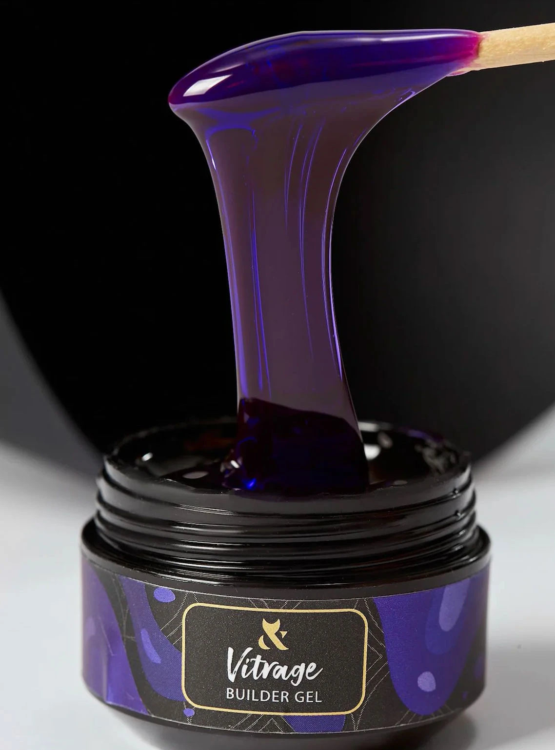 Vitrage Builder gel Violet, 15 ml