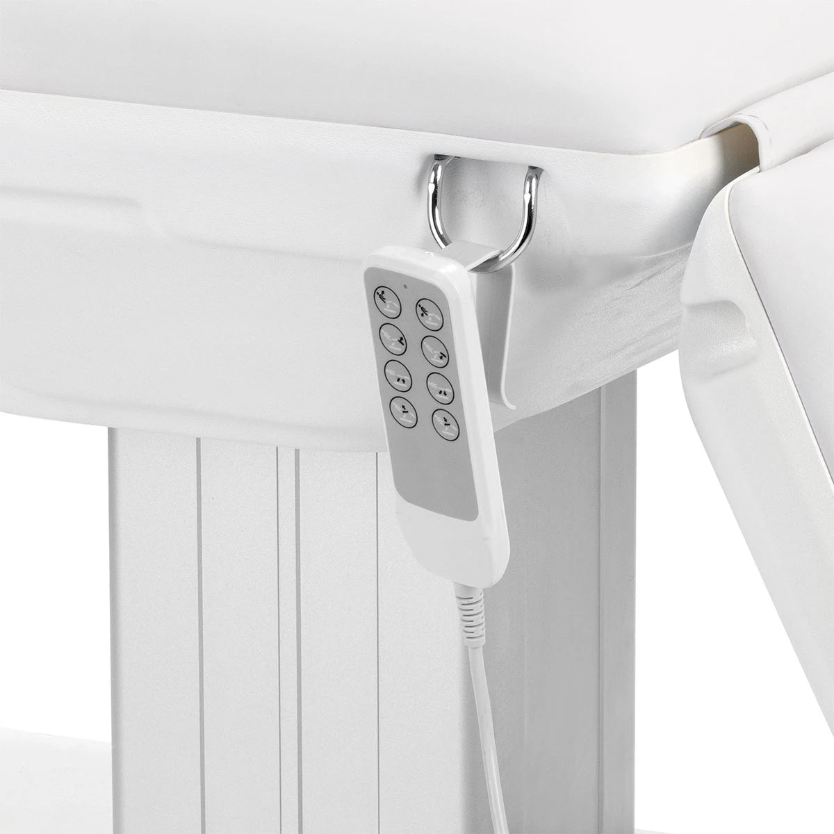 Sillon Eclipse Elektrische Kosmetikliege, 4 Motoren, Weiß