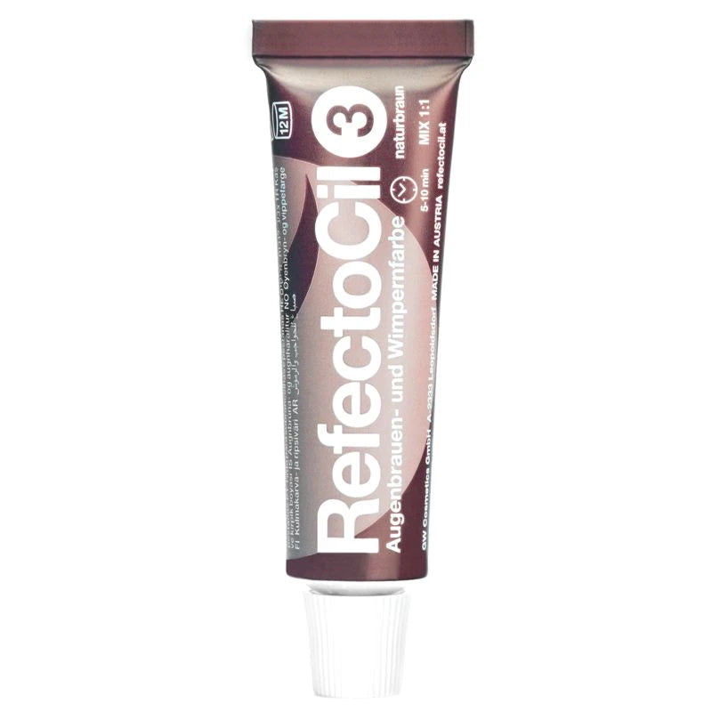 RefectoCil geliniai antakių ir blakstienų dažai 3, rudi