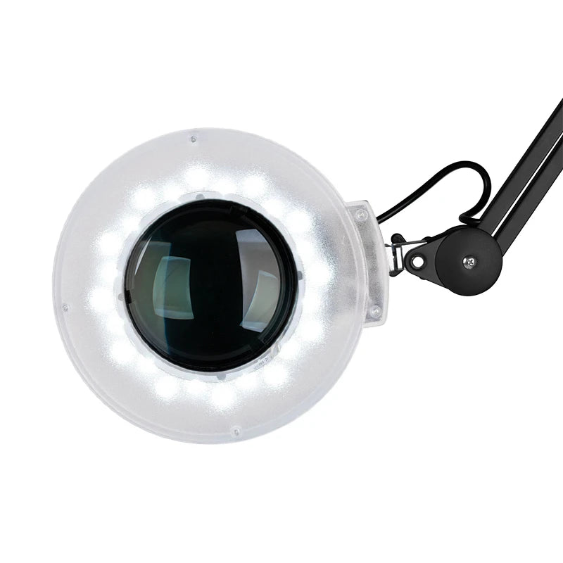 Padidinimo lempa su stovu LED S5, juoda