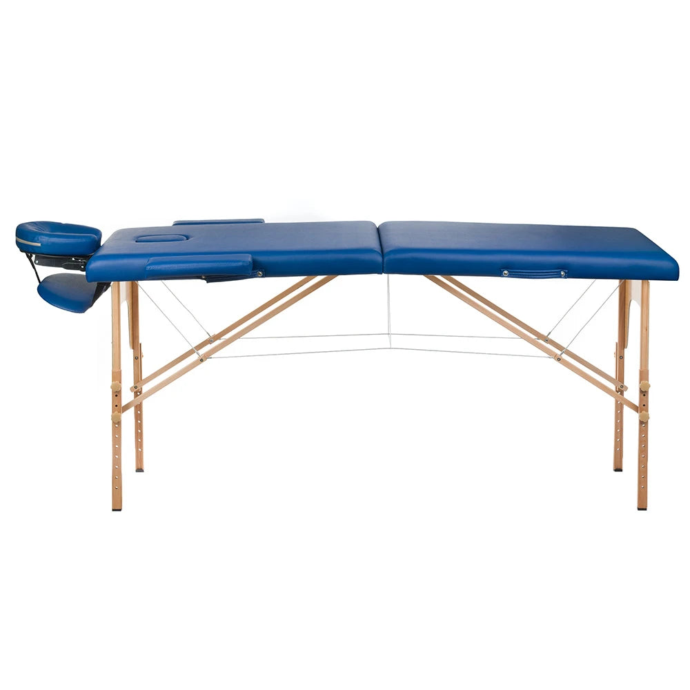 BeautySystem Klappbare Massageliege COMFORT 10, Blau
