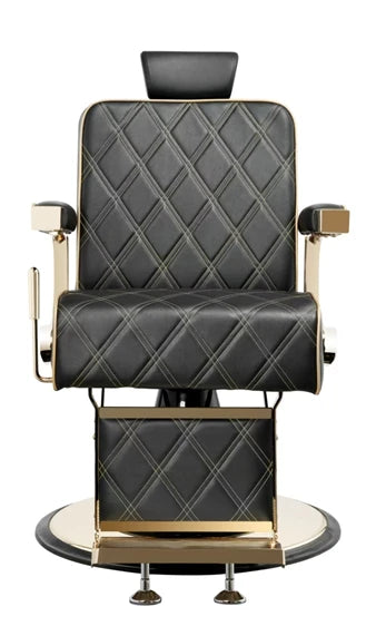 Weelko CREW GOLD Barberstuhl, Gold