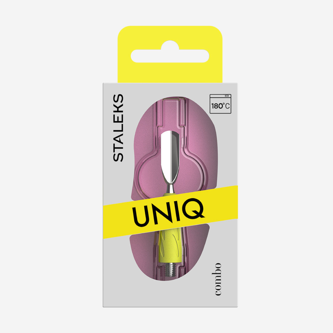 Staleks UNIQ 16 Combo Partie active du repousse-cuticules (repousse-cuticules étroit arrondi)