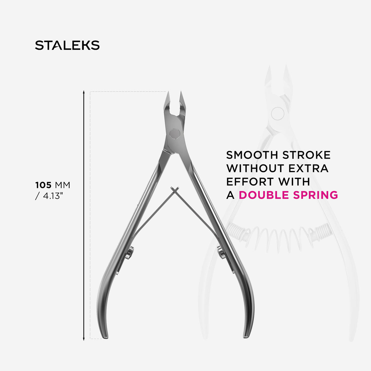 Staleks Expert 92 Mini Professional pince à cuticules, 5 mm