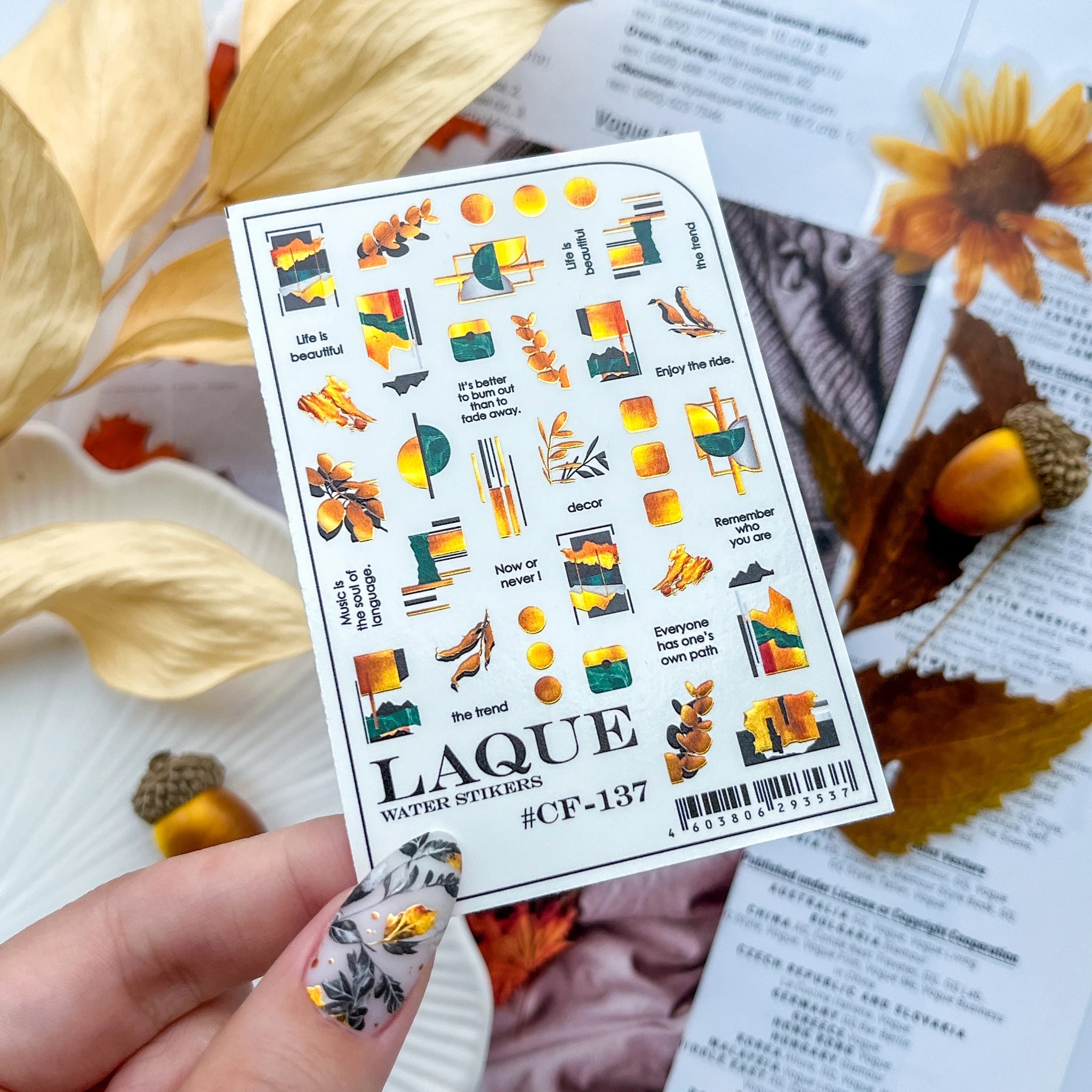 LAQUE NailArt-Einleger #CF-137