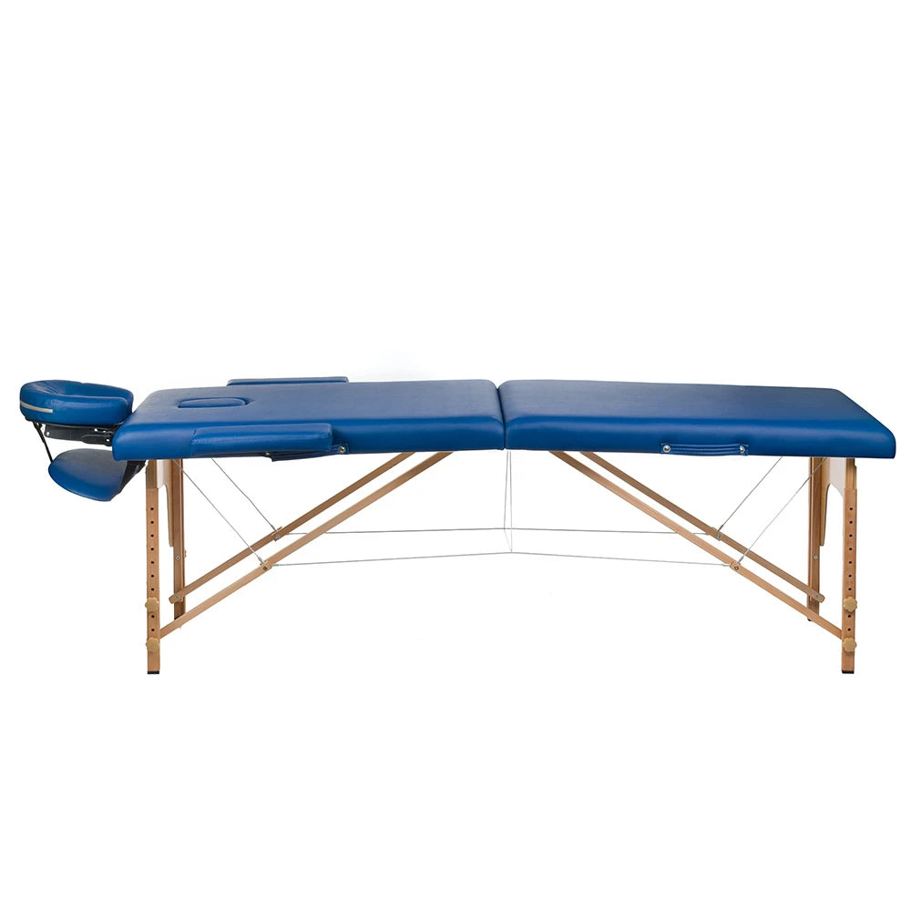 BeautySystem Klappbare Massageliege COMFORT 10, Blau
