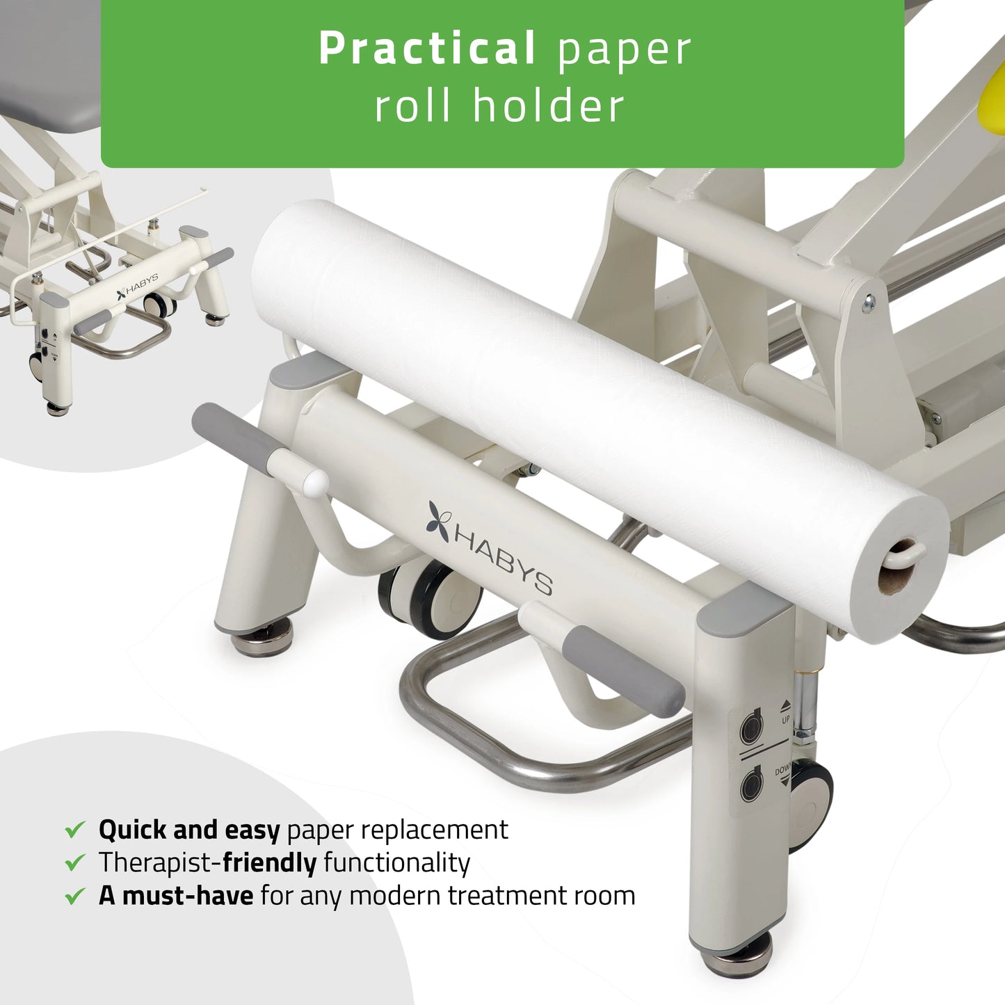 Elektrické masážní a fyzioterapeutické lehátko Proxima X7 Touch Core, šedá