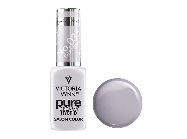 Victoria Vynn Geellakk 035 Silvery Cement PURE, 8ml