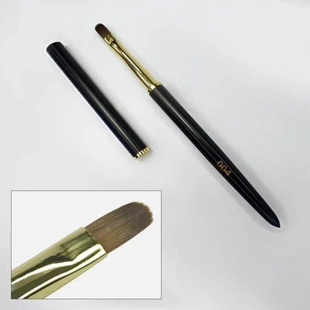 F.O.X Nail Art Brush 004 Round, Flach-Oval