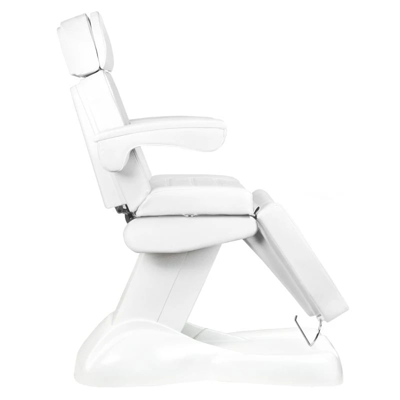 Beauty bed-couche LUX, 4 motors, white with a cradle