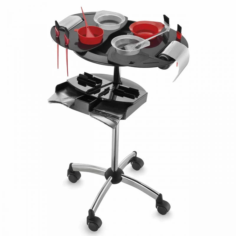 Hairdressing trolley Giotto aluminium foil dispenser