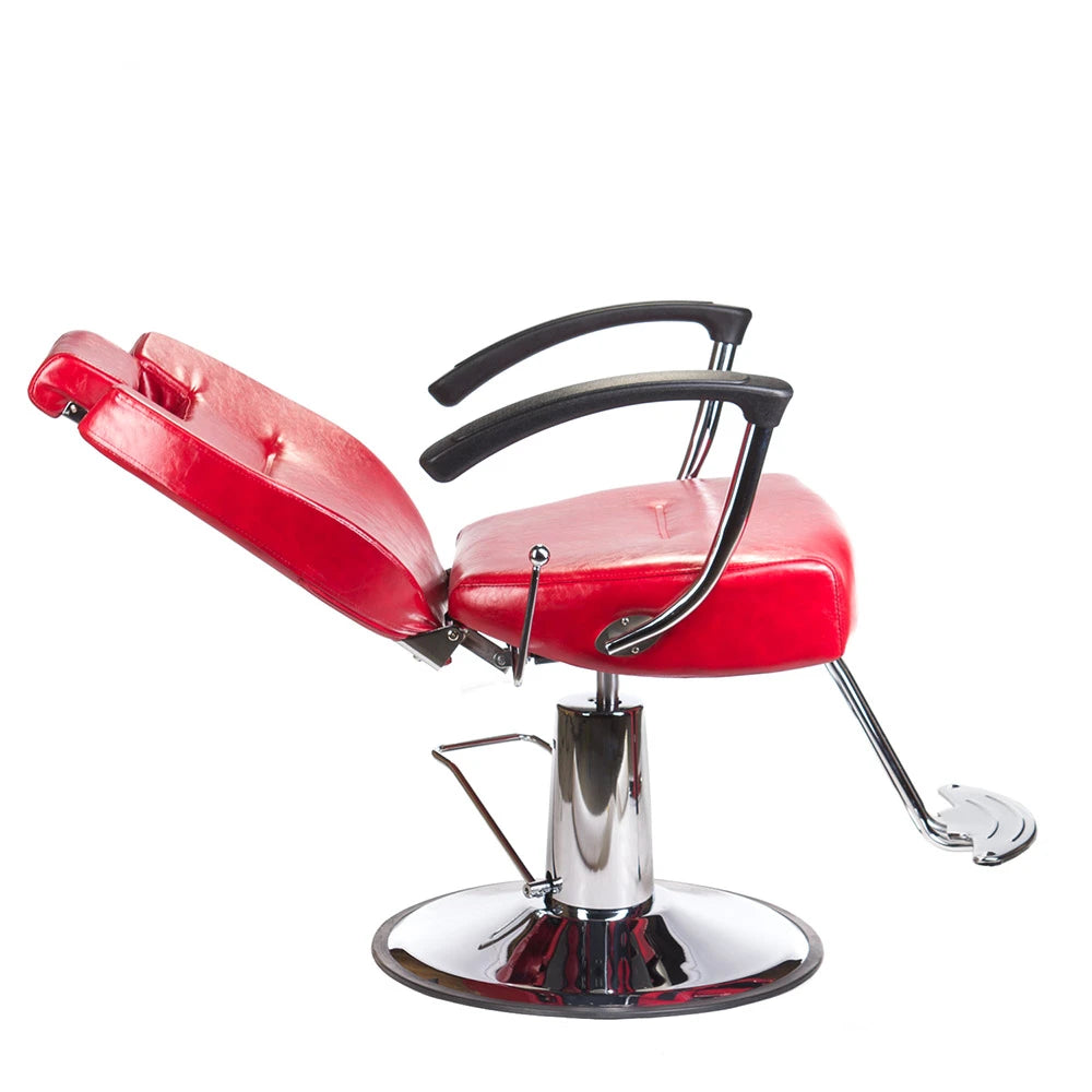 Barberstuhl HEKTOR BH-3208, rot