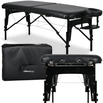 Kosmetoloģijas krēsls - kušete Estetic Black Comfy Base K515, melna