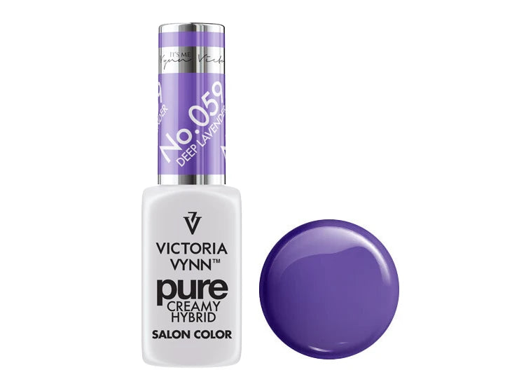 Victoria Vynn Gēla nagu laka 059 Deep Lavender PURE, 8 ml