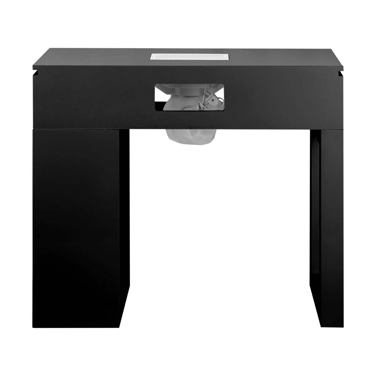 Manicure table with dust collector YR-003, black