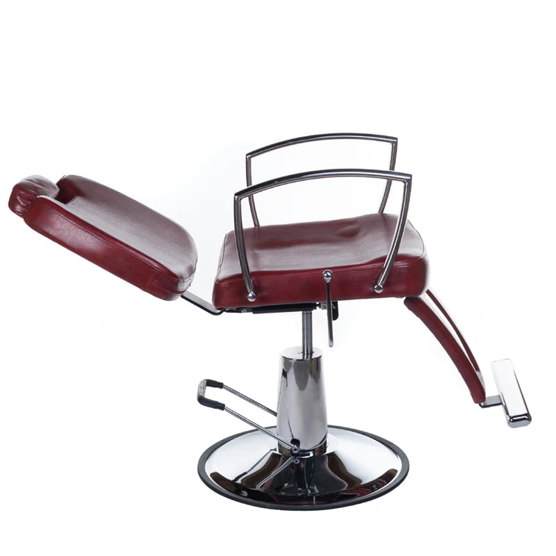 Fauteuil Barbier HOMER II BH-31275, rouge