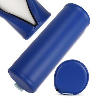 Kulatý relaxační polštář 10x30 K012, námořnická modrá