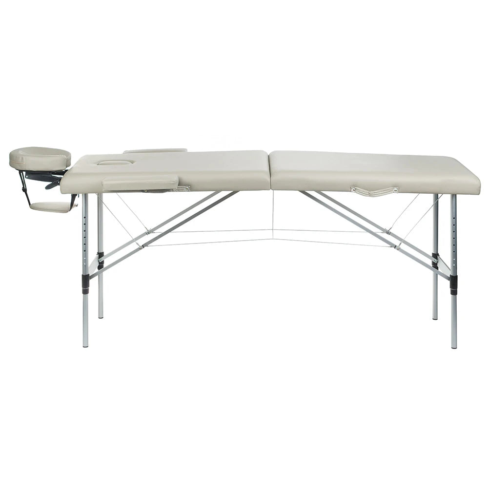 BeautySystem Klappbare Massageliege COMFORT 11, Grau