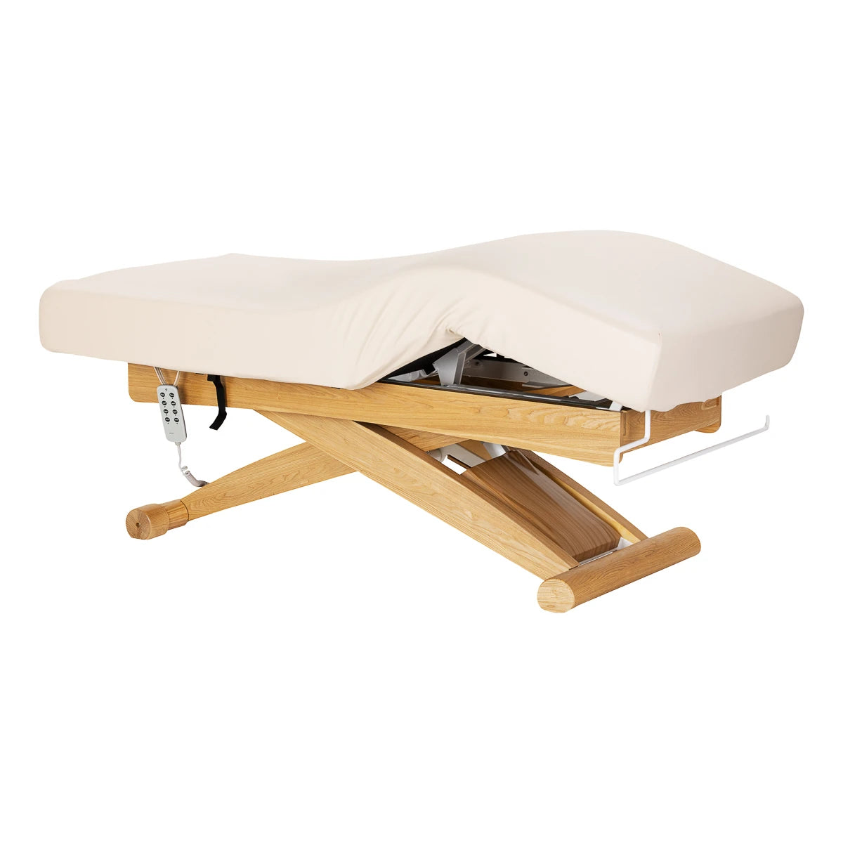Sillon SPA behandelstoel Siesta, crème met lichtbruine voet