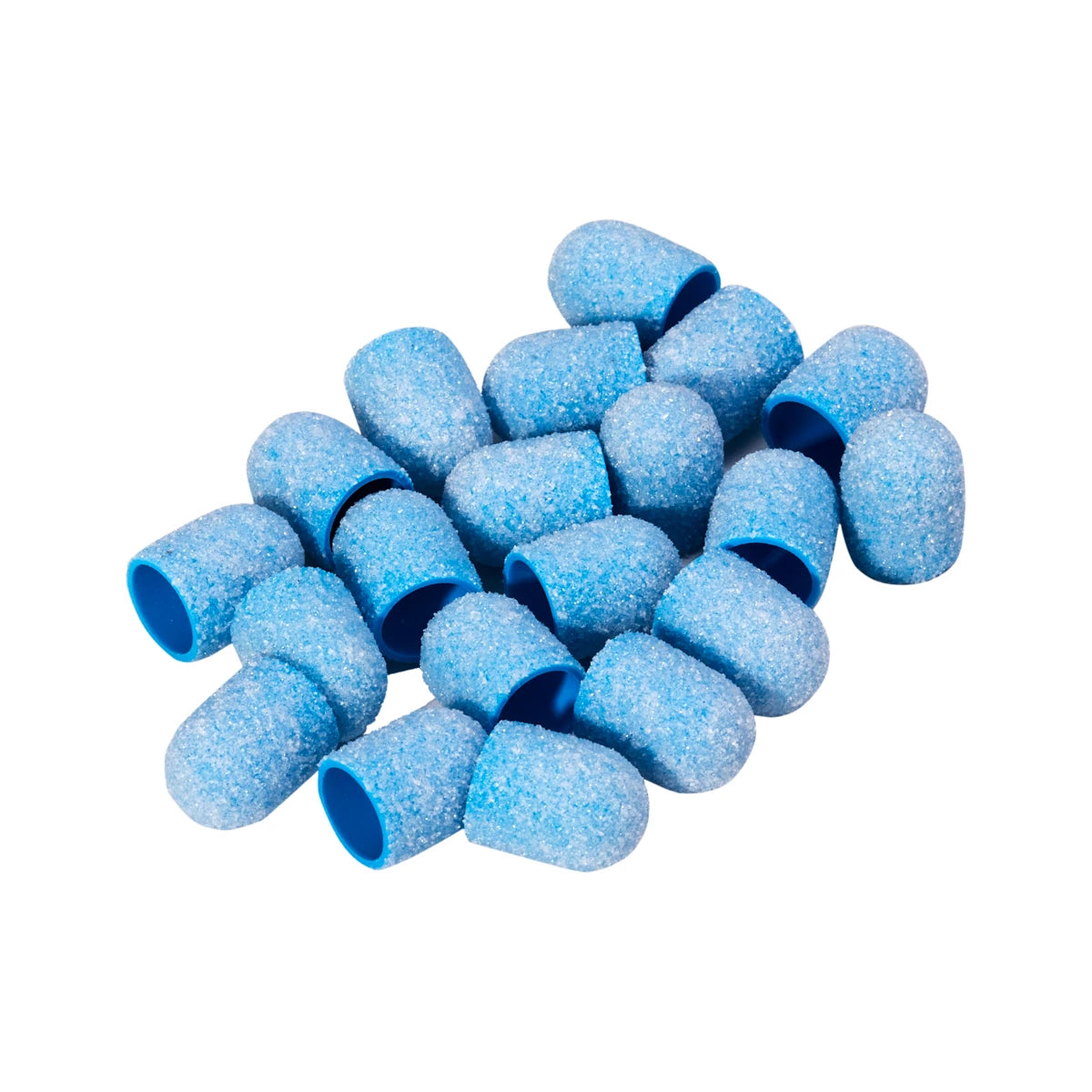 Abrasive tips Exo blue med 10mm /60 20pcs Med Cap