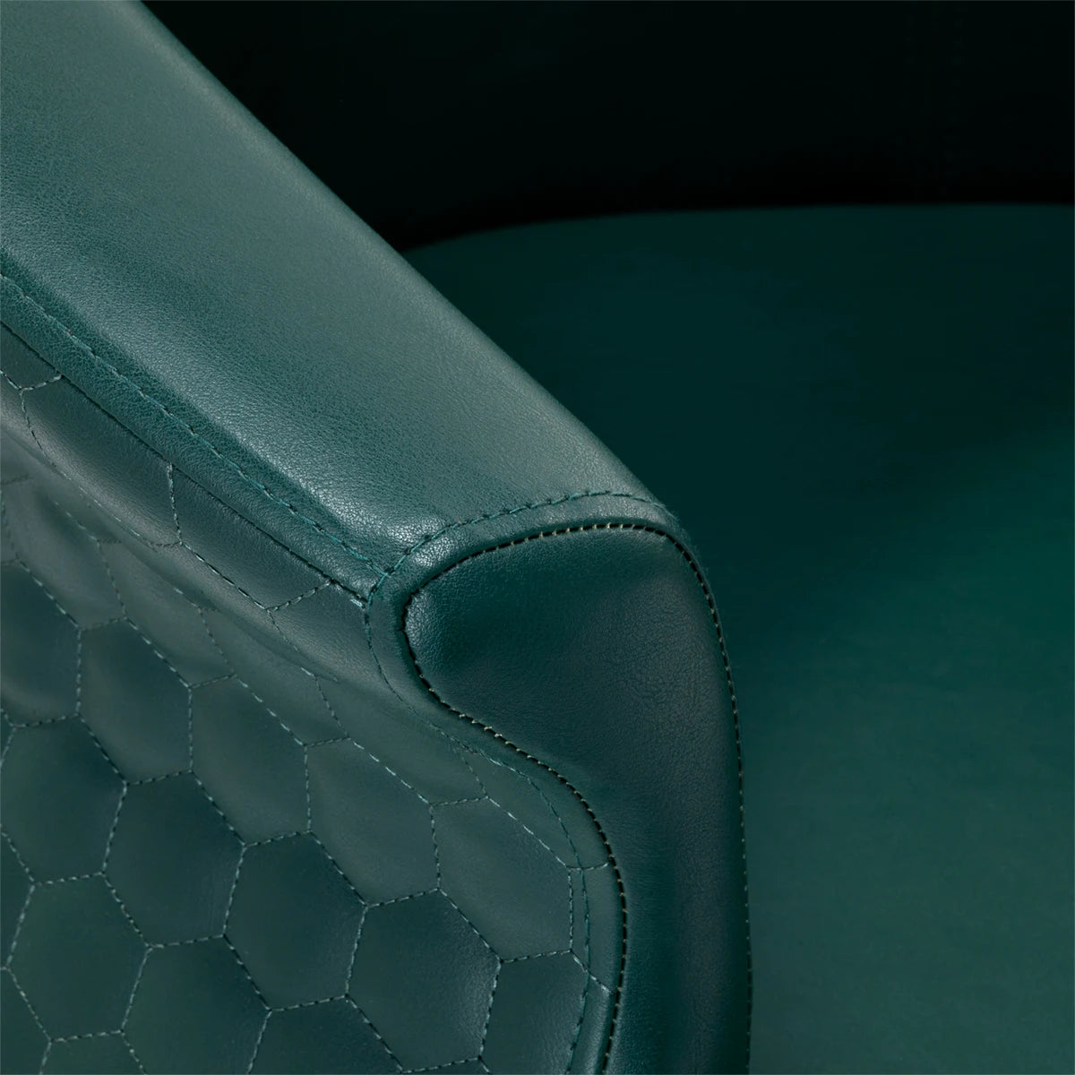 Hairdressing chair Gabbiano Wersal golden-green