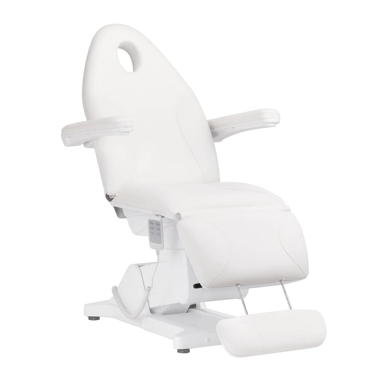 Kosmetologinė lova SILLON BASIC, 3 varikliai, balta