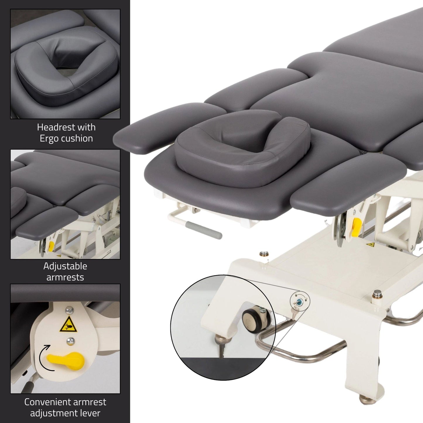 Stationary table de massage Evero X7 ERGO doux Touch K622 gris