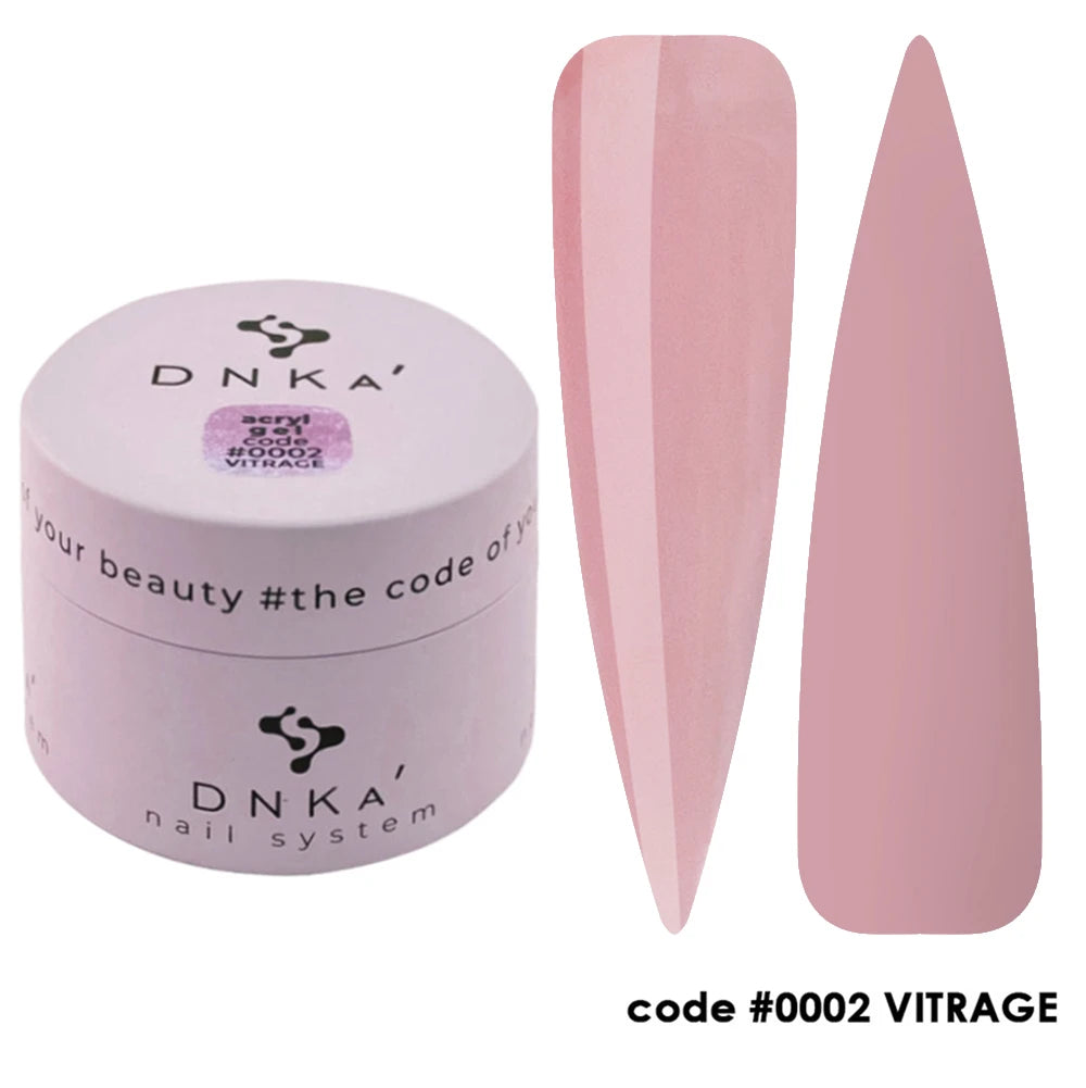 DNKa Acrylic Gel, 30 ml #0002 Vitrage