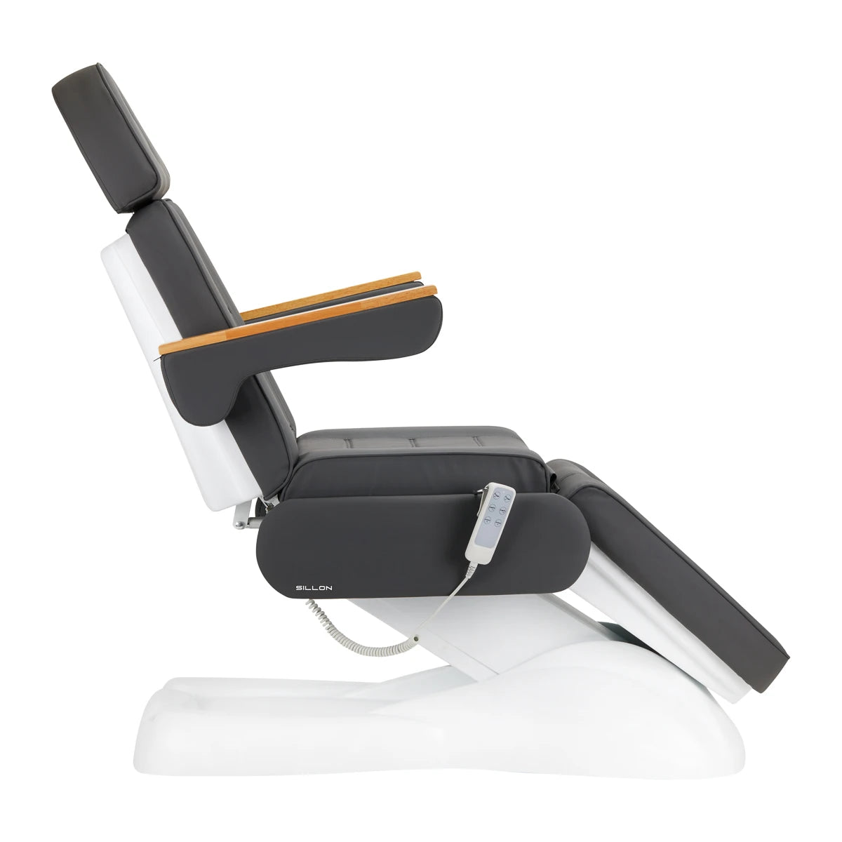 Elektrinė kosmetologinė kėdė-lova SILLON LUX 273b, 3 varikliai, pilka