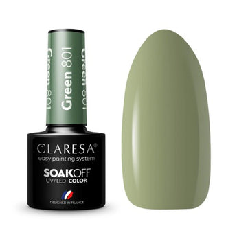 Claresa Geellakk GREEN 801, 5ml