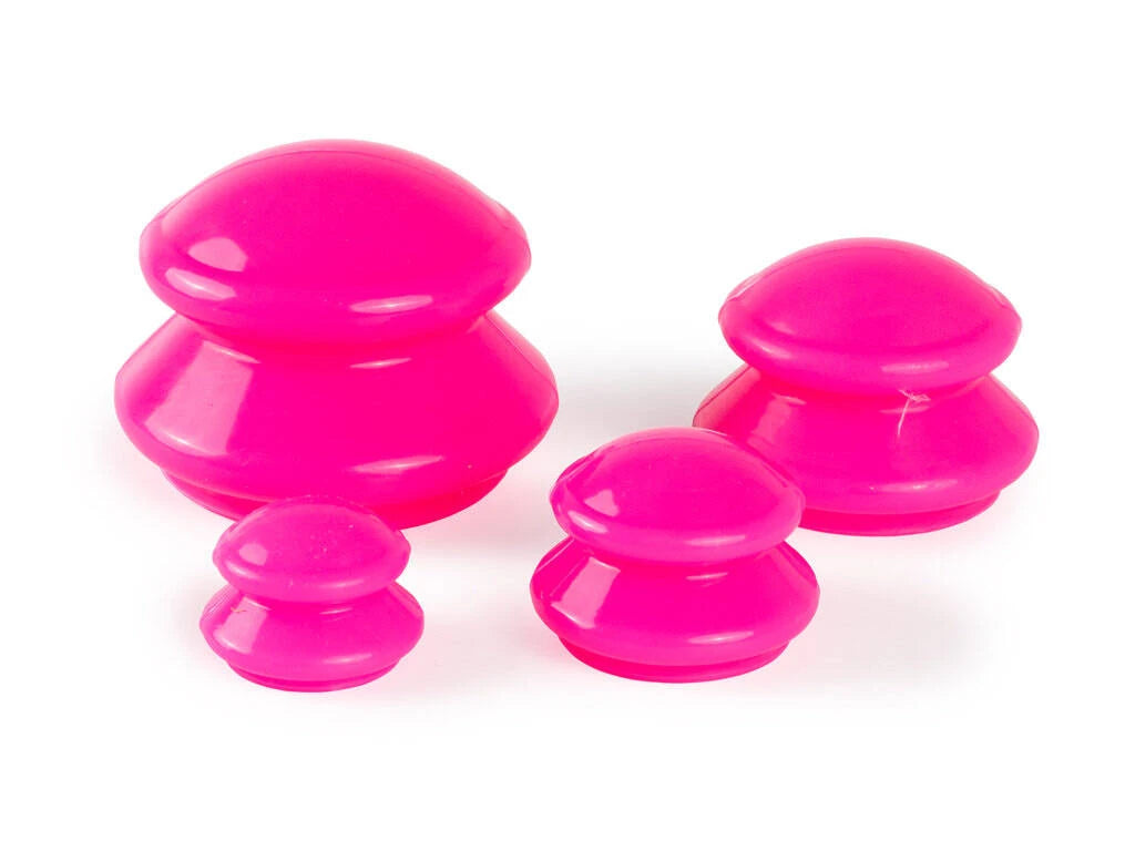 Silikonekakler - sæt med 4 stk., pink