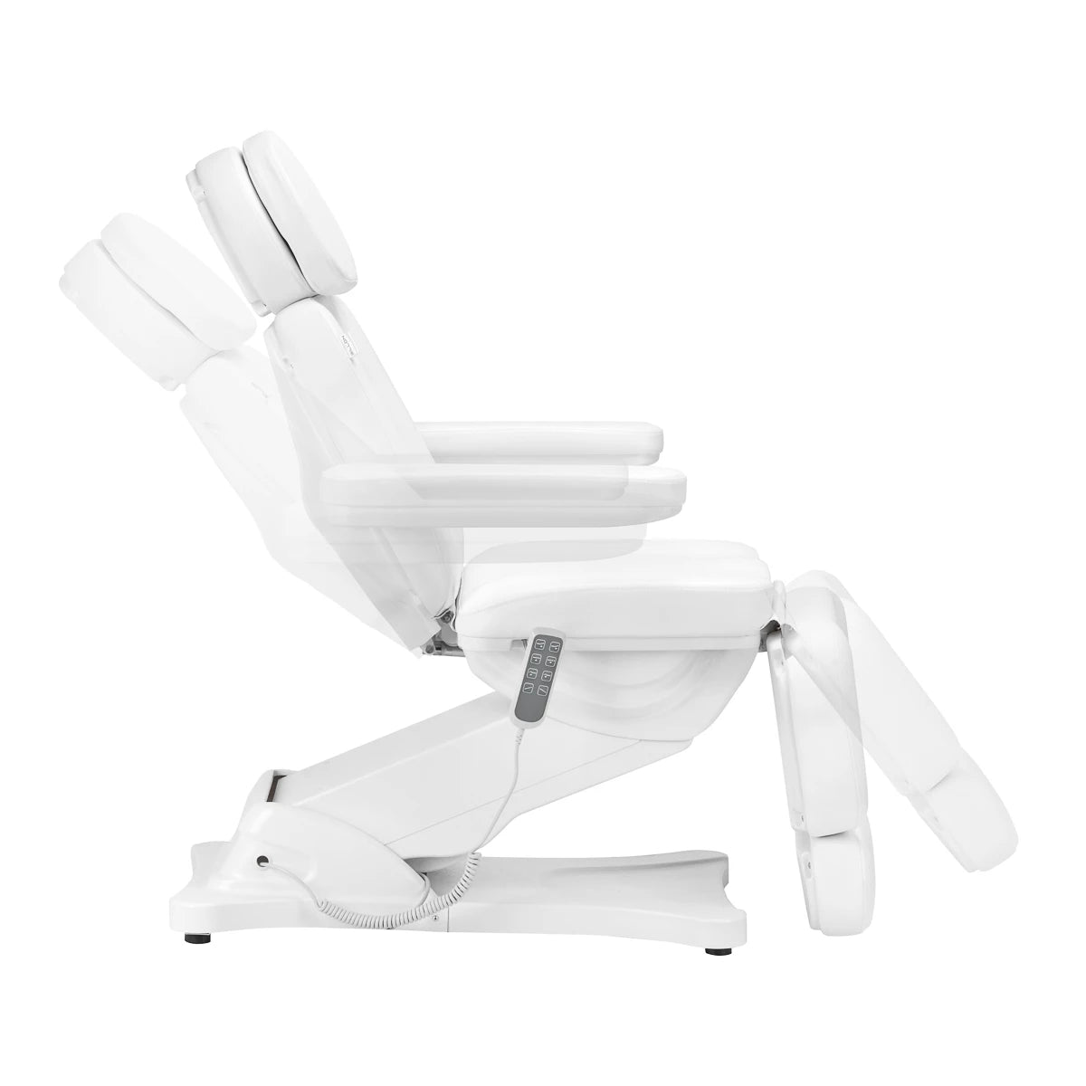Beauty bed-couche SILLON CLASSIC, 4 motors, white with cradle