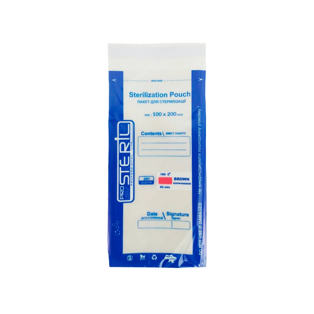 ProSteril Sterilization pouch 100x200 combi (transparent) 100 pcs.