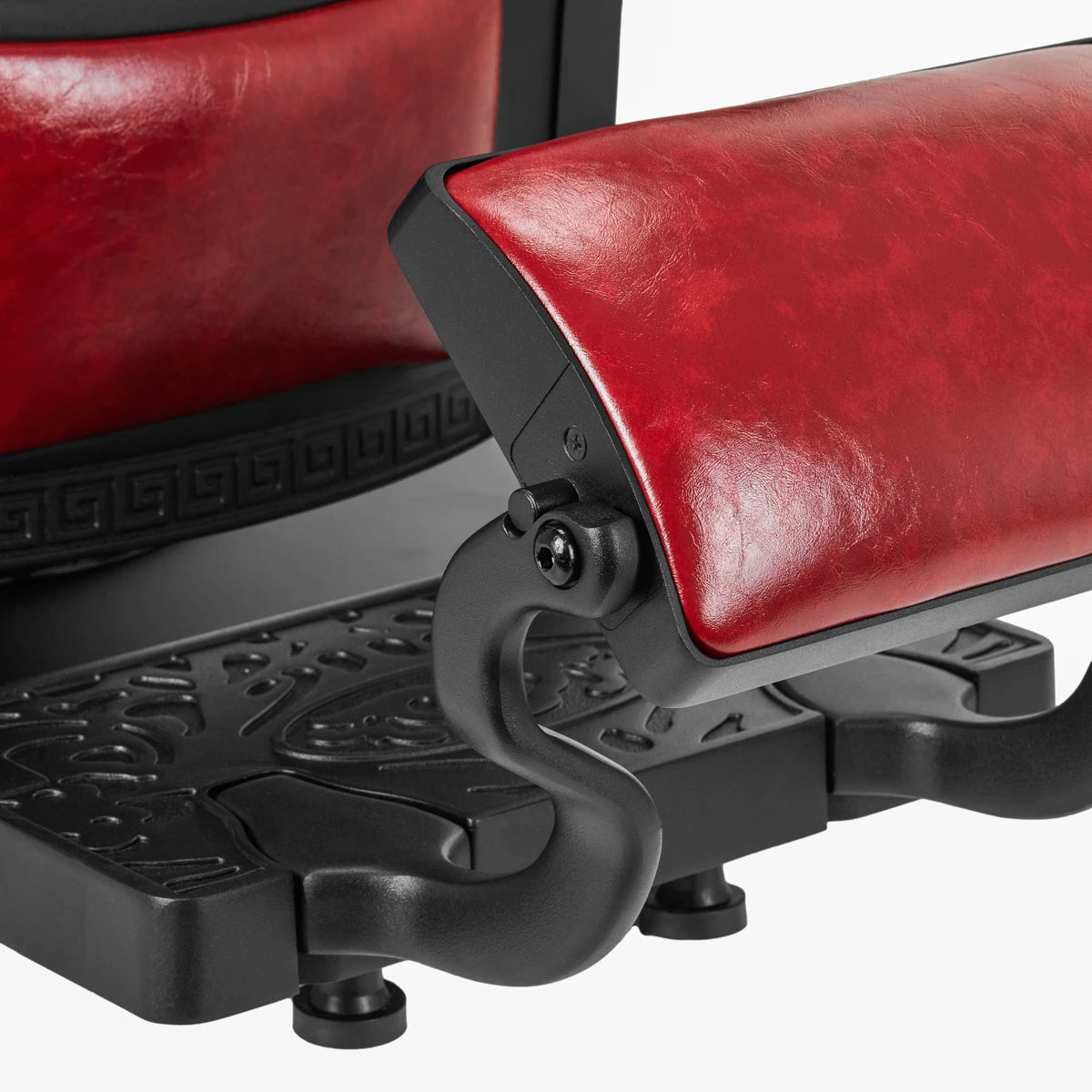 Hairdressing chair Gabbiano President red