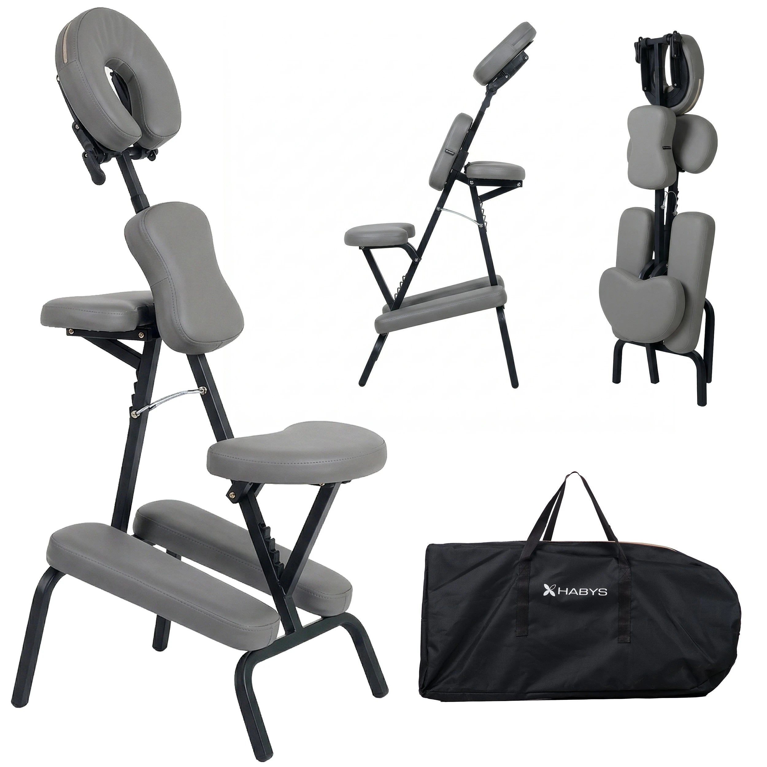Массажное кресло Flexo Comfy Base k521, серое
