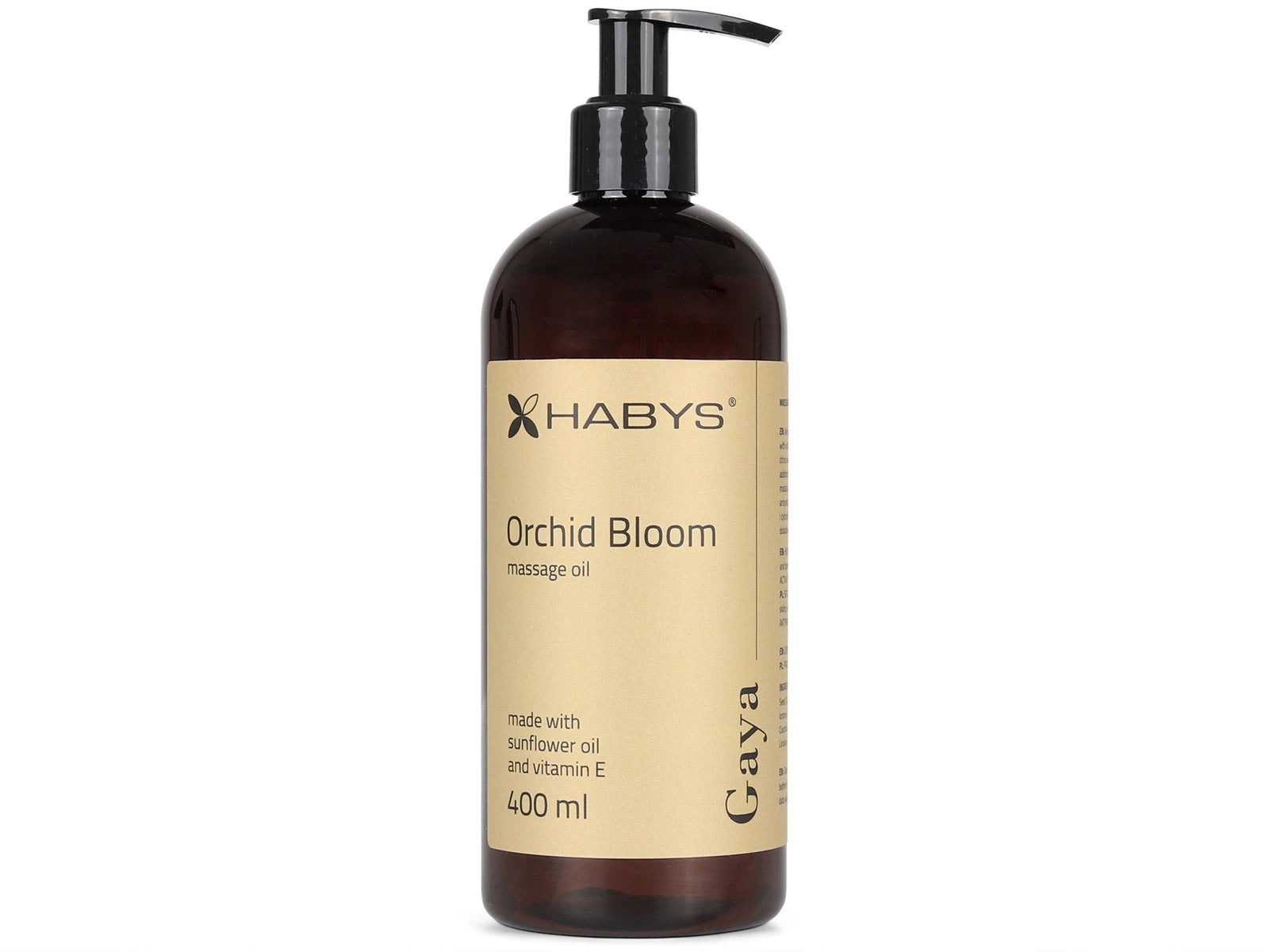 Massage Oil, Orchid bloom, HABYS, 400 ml