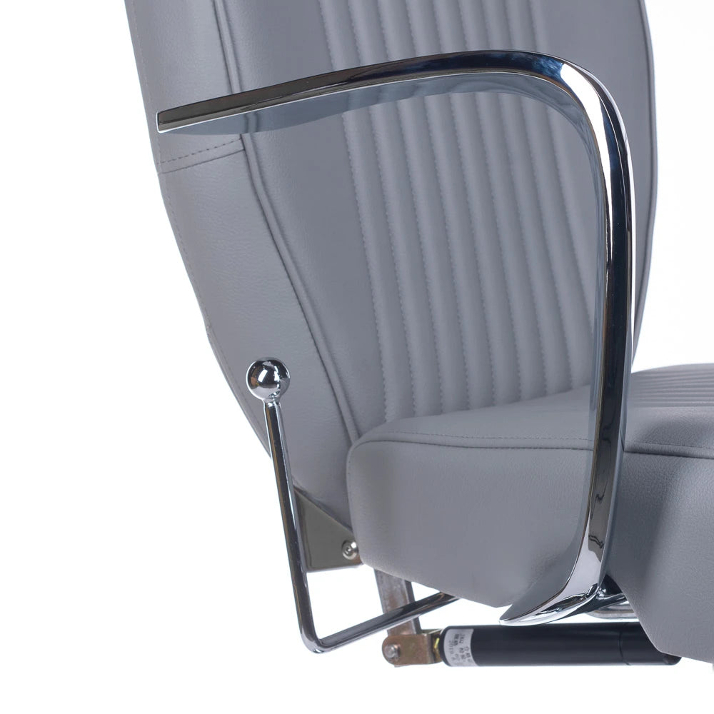 fauteuil Barbier OLAF BH-3273, gris clair