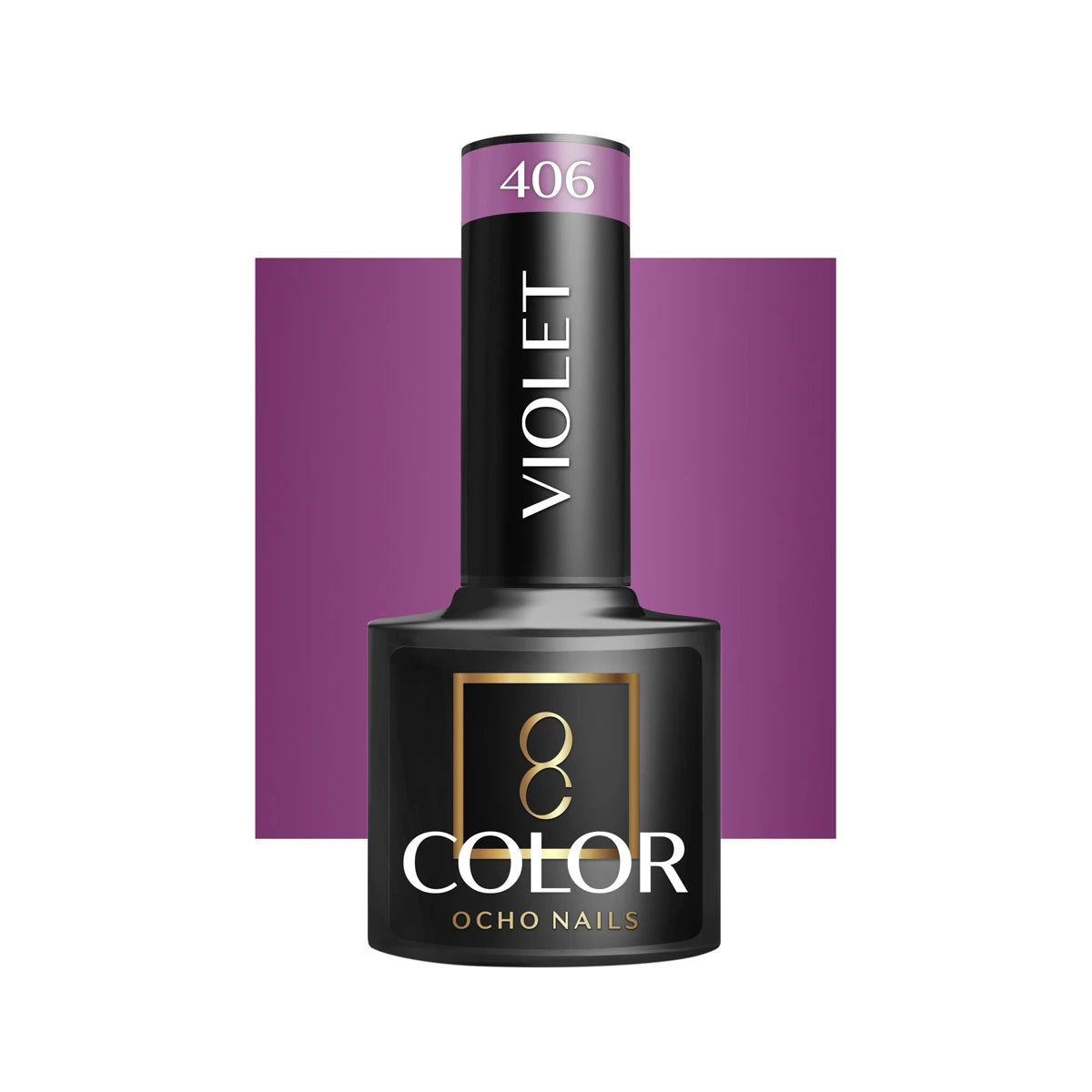 OCHO NAILS Gēla nagu laka Violet 406, 5 g