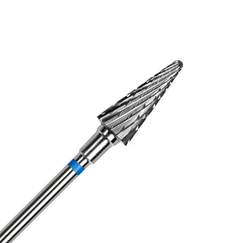Staleks Karbīda frēzes uzgalis konuss zils EXPERT, diametrs 6 mm / darba daļa 14 mm