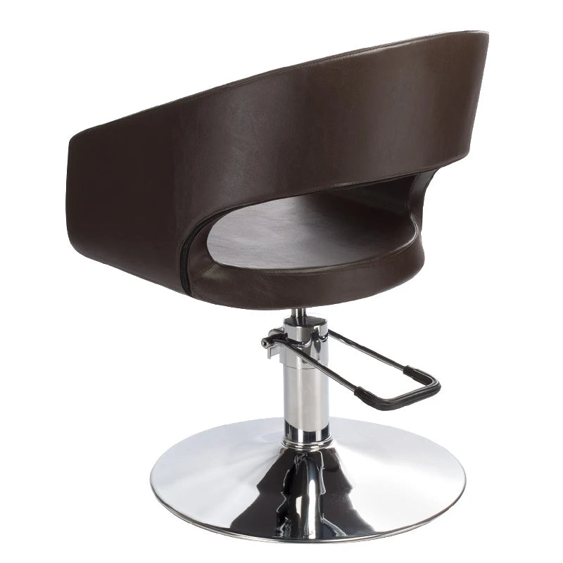 Frisørstol Paolo BH-8821, brun