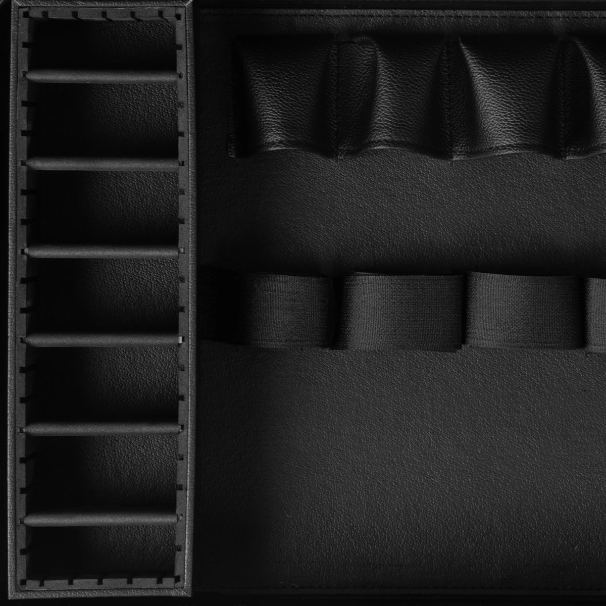 Bārbera instrumentu koferis, balts-melns