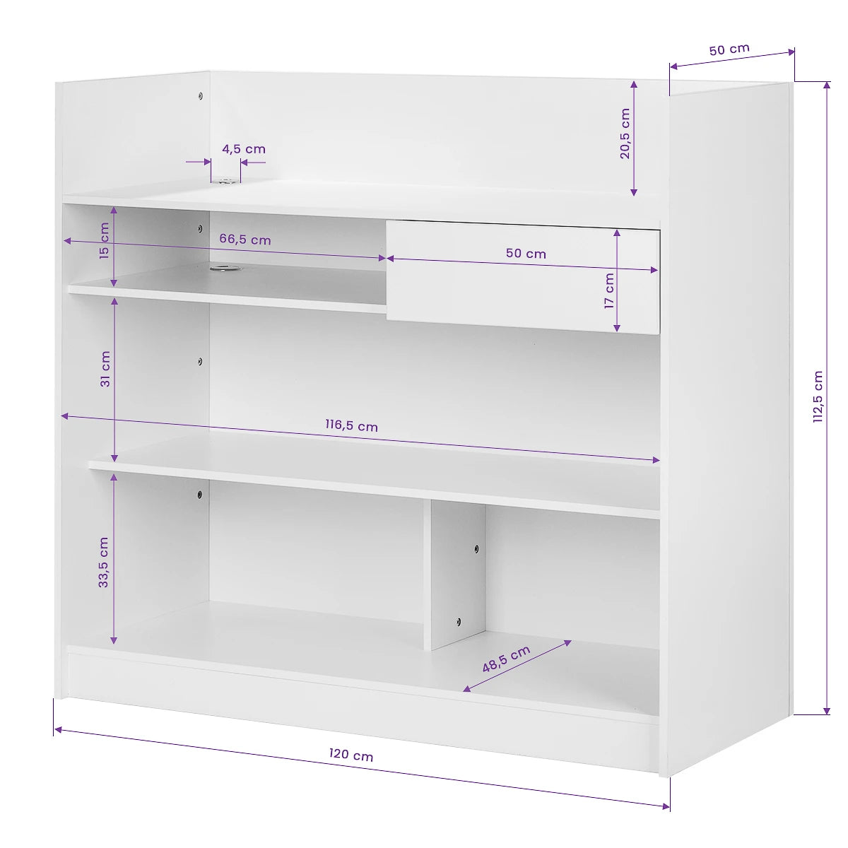 Hair System Reception desk MT-S10