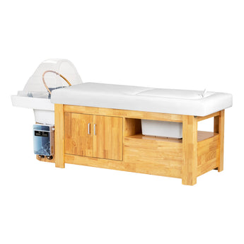 Gabbiano Head Spa Bali Rückwärtswaschbecken, Weiß