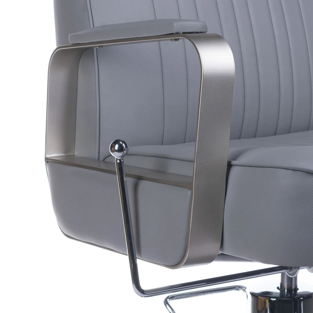 fauteuil Barbier HOMER BH-31237, gris clair