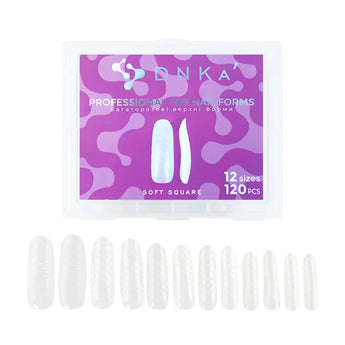 Верхние формы для наращивания ногтей "DNKa", SOFT SQUARE 120 шт.