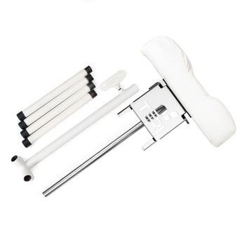 Pedicure foot rest stand with white pillow for dust collectors Teri