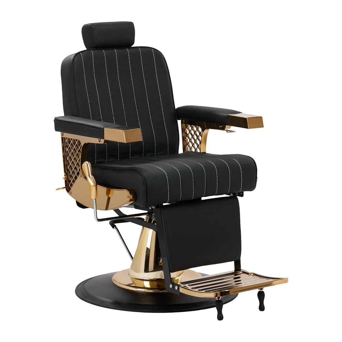 fauteuil de coiffure Gabbiano Marcus doré-noir