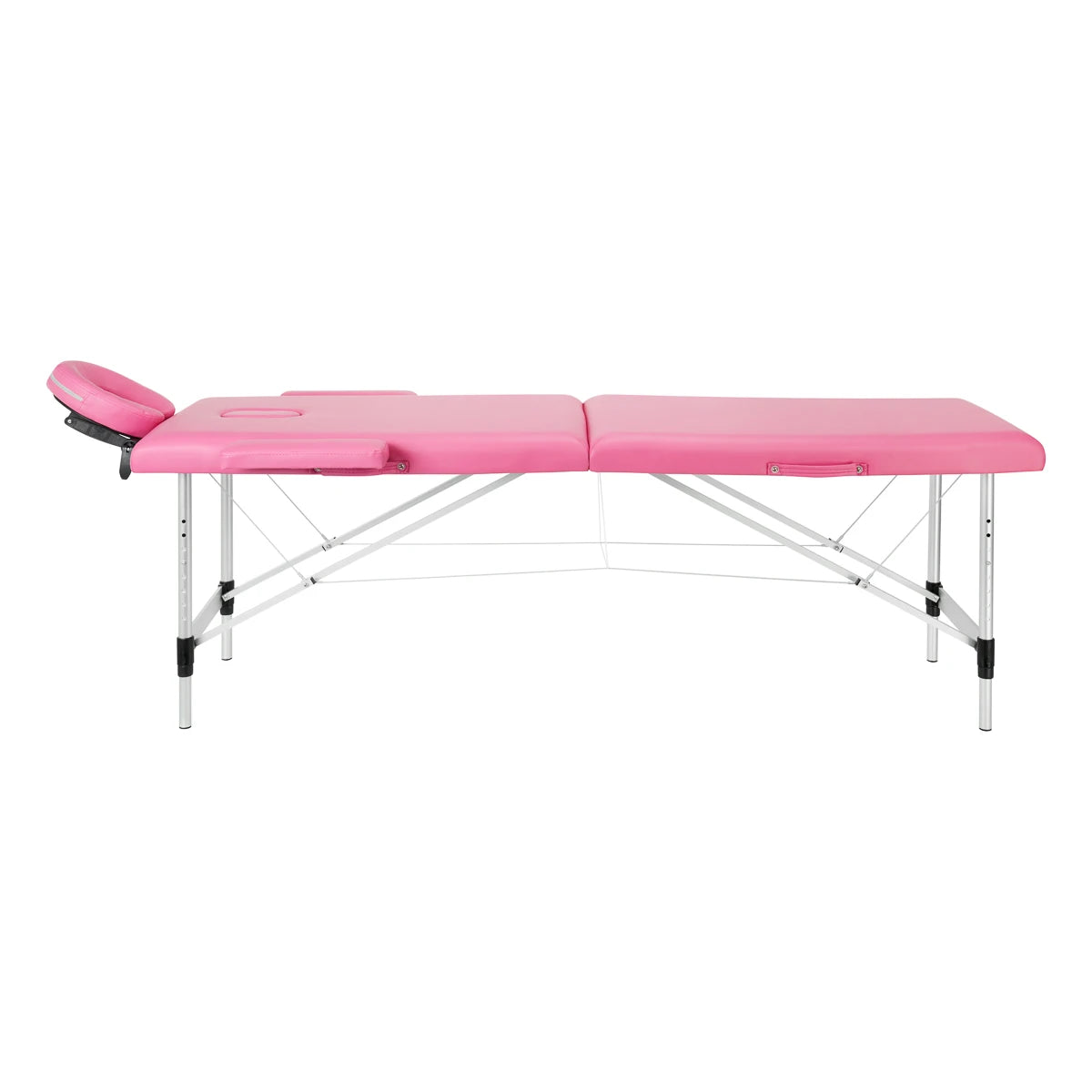 BALANCE Aluminium Klappbare Massageliege 2-teilig, Rosa