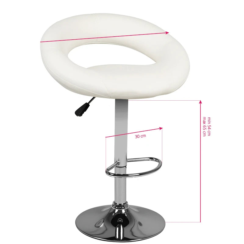 Quilted chaise, HOKER M02, réglable, blanc